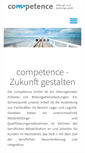 Mobile Screenshot of competencegmbh.de